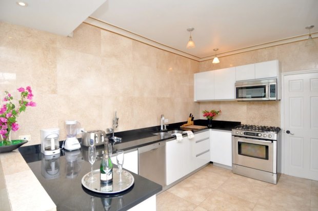 Kche der Villa auf Sint Maarten