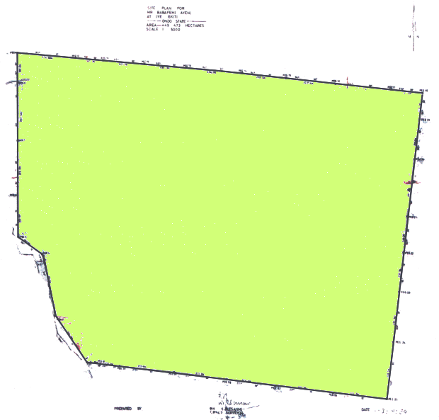 Grundstcke Farmland fr Landwirtschaft Ekiti Nigeria