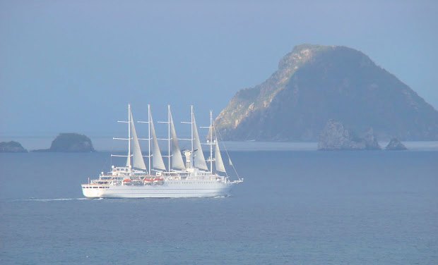Blick auf das Meer vom Hotel Resort