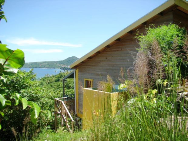 Hotel mit Meerblick auf der karibischen Insel Grenada