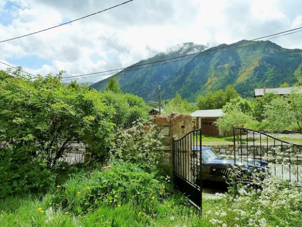 Ausblick vom Grundst�ck des Hauses