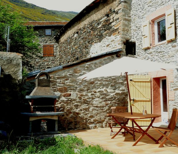 Terrasse vom Ferienhaus