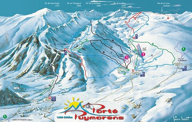 Skigebiet S�dfrankreich Porte-Puymorens