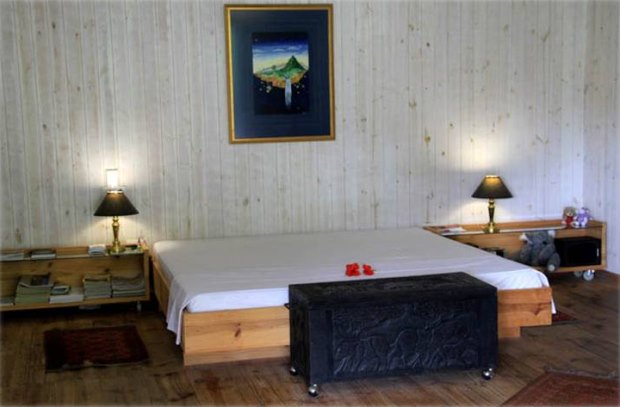 Schlafzimmer der Villa