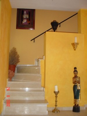 Aufgang der Ferienwohnung in die obere Etage Aufgang der Ferienwohnung in die obere Etage