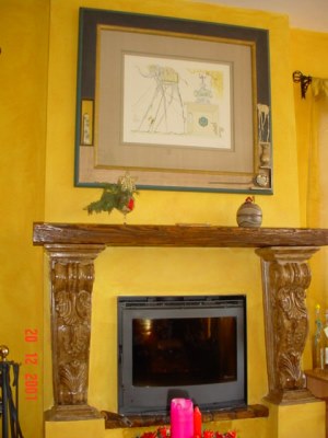 Kamin der Ferienwohnung Kamin der Ferienwohnung