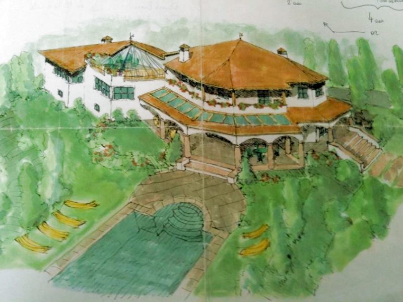 Luxus-Villa fr das Grundstck in Bozen Sdtirol