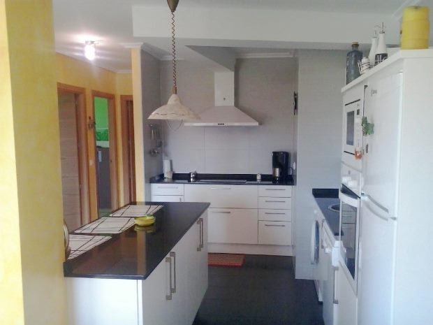 offene Kche der Wohnung