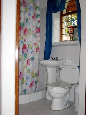 Bad der Pension in Urubamba Peru