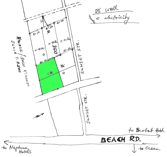 Baugrundstück in Galu Beach Kenia Baugrundstück in Galu Beach Kenia