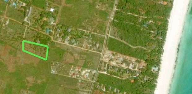 Baugrundstück für Ferienhaus in Kenia in Galu Beach Baugrundstück für Ferienhaus in Kenia in Galu Beach