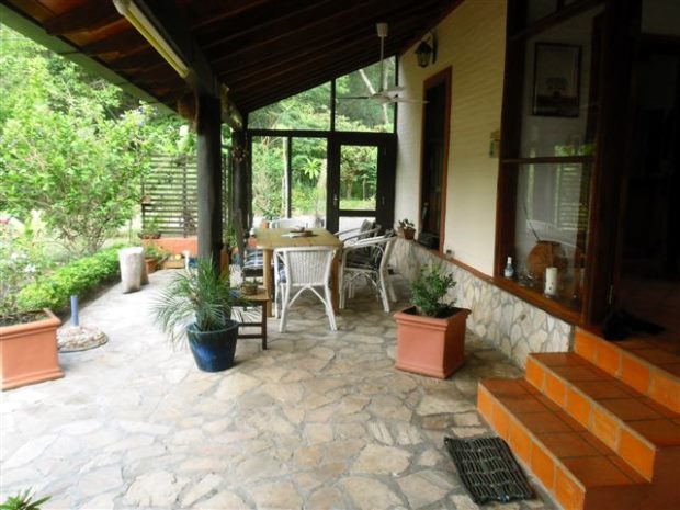 Terrasse vom Einfamilienhaus