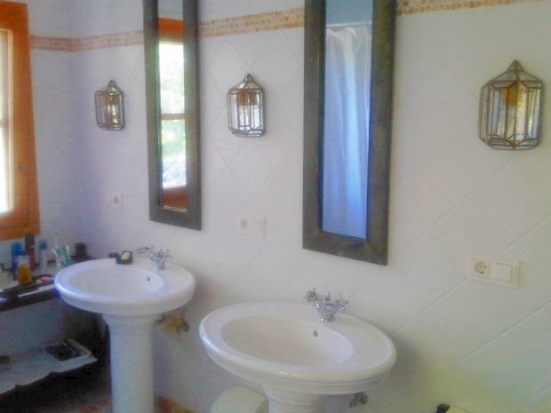 Badezimmer der Villa