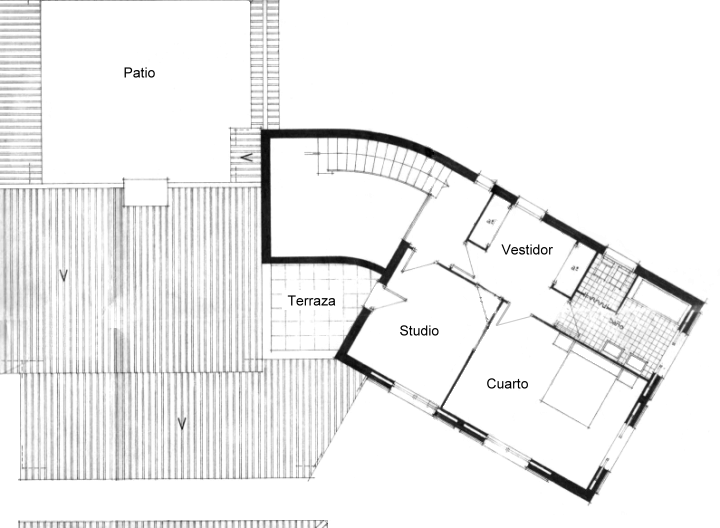 Obergeschoss der Villa