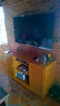 Wohnzimmer vom Wohnhaus Ferienhaus in Ypane