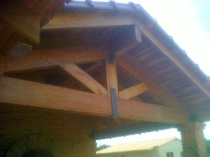 Dachkonstruktion vom Wohnhaus