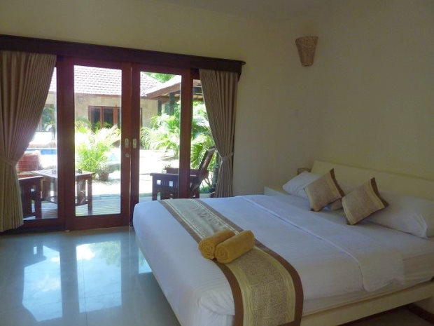 Zimmer der Ferienanlage auf Gili Air