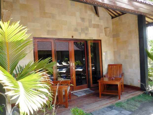 Zimmer-Terrasse der Ferienanlage