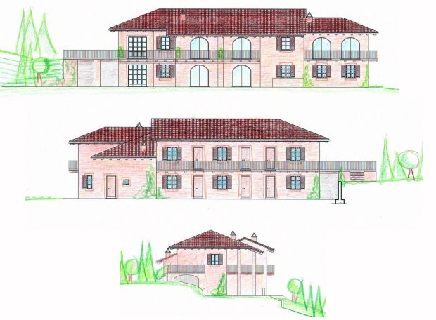 Landhaus im Piemont für das Grundstück Landhaus im Piemont für das Grundstück