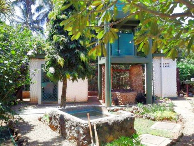 Wasserturm Brunnen vom Einfamilienhaus