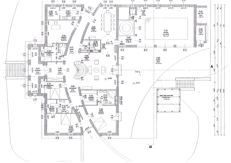 Landhaus im Obergeschoss