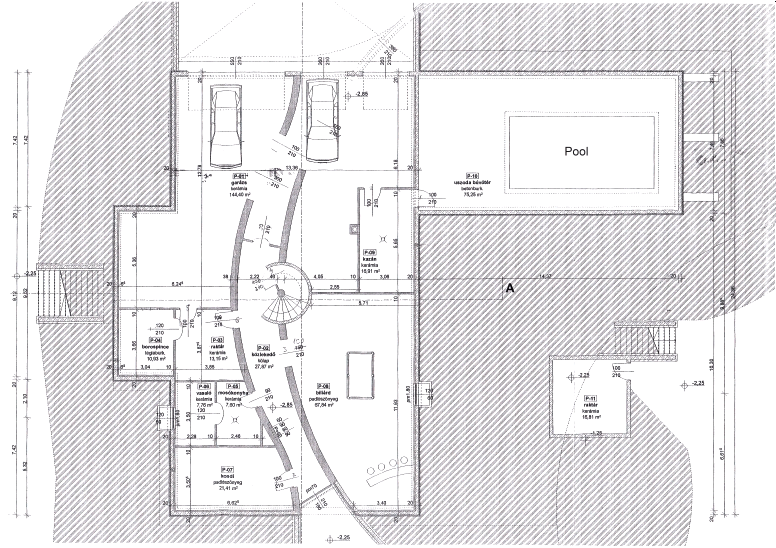 Landhaus Garage und Pool