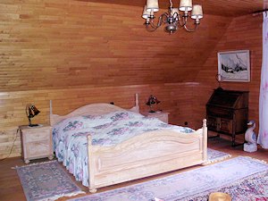 Schlafzimmer vom Ferienhaus