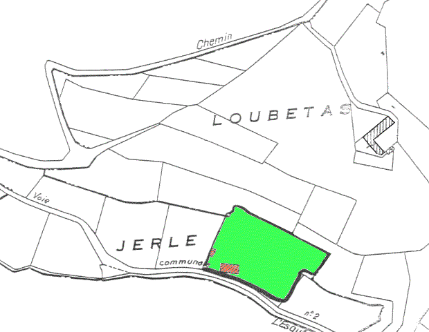 Grundstck vom Landhaus in Sdfrankreich