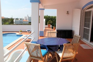 Terrasse vom Ferienhaus