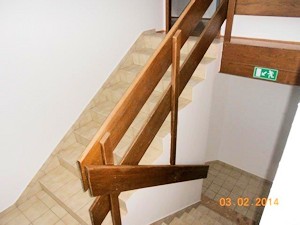 Treppengang der Villa