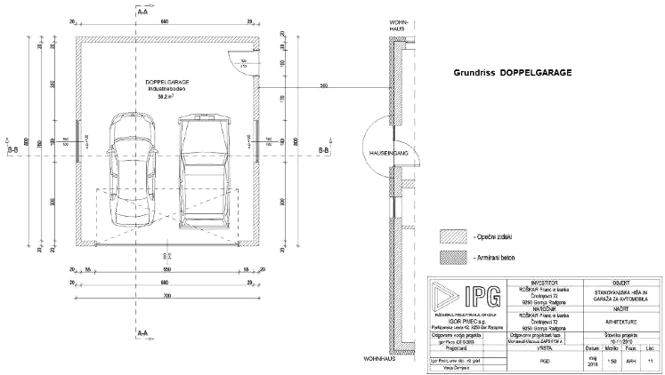 Garage vom Ferienhaus in Radenci Slowenien