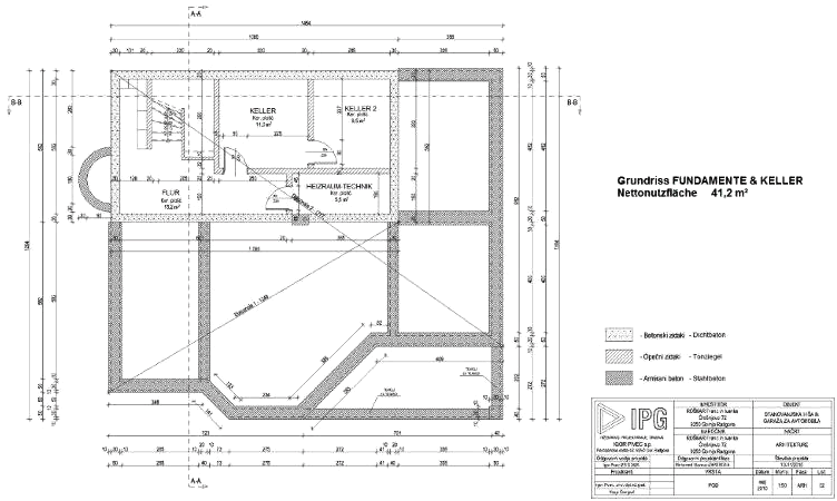 Ferienhaus Kellergeschoss