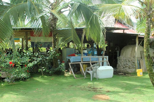 Dschungel-Restaurant in Panama