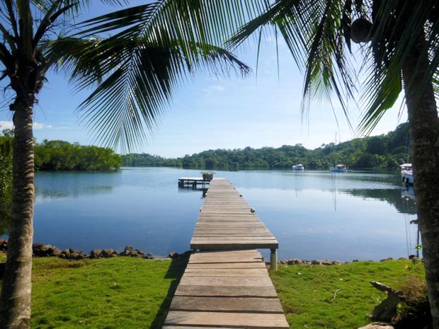 Anlegestelle fr die Gste der Gaststtte