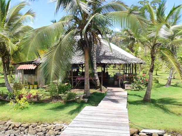 Gaststtte Restaurant im Dschungel von Panama