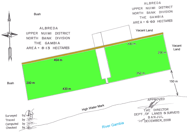 Baugrundst�cke f�r H�user in Gambia