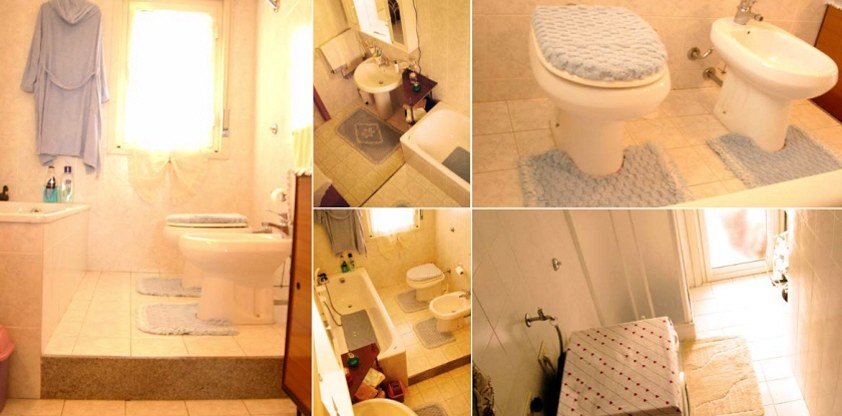 Badezimmer der Wohnung