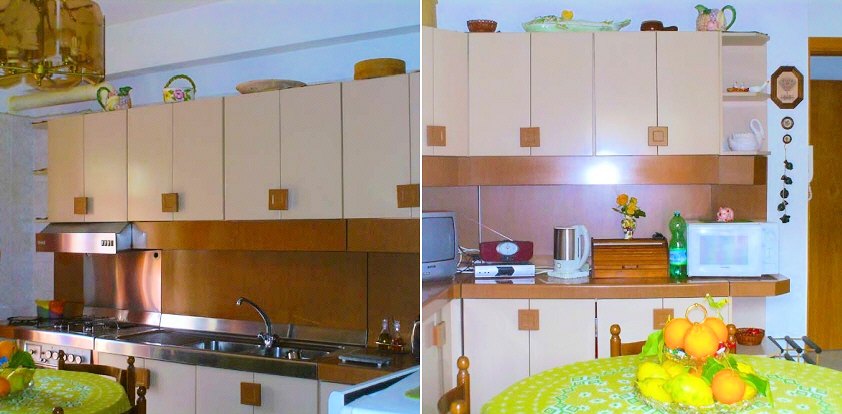 K�che vom Apartment in Sizilien