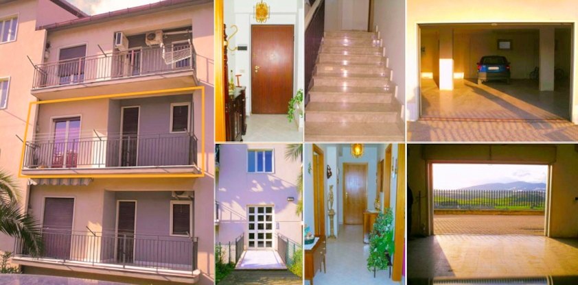 Apartment mit Balkonen in Naro Sizilien