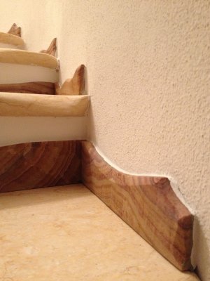 Treppenaufgang im Einfamilienhaus