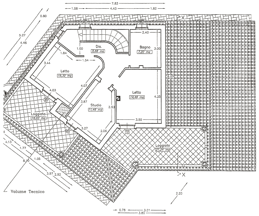 Obergeschoss vom Ferienhaus
