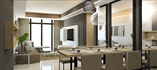 Wohnbereich einer Eigentumswohnung