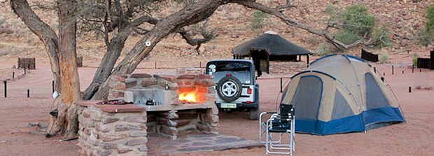 Camp auf dem Grundstck bei Keetmanshoop