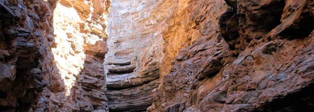 Canyon auf dem Grundstck in Namibia
