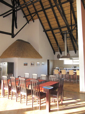 Essbereich der Lodge