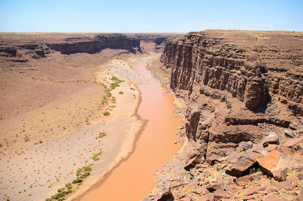 Grundstck der Lodge in Namibia