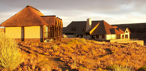 Lodge auf dem Grundstück nah dem Fish River Canyon in Namibia