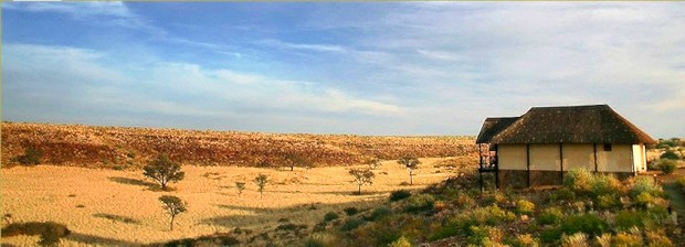 Lodge auf dem Grundstck der Farm in Karas Namibia