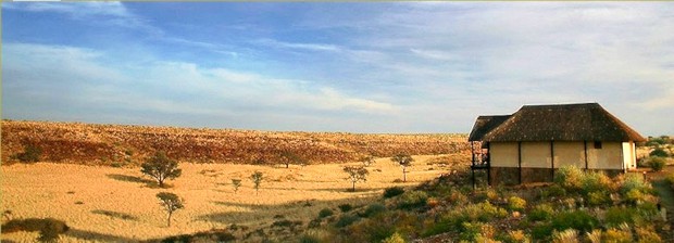 Lodge auf dem Grundstück der Farm in Karas Namibia