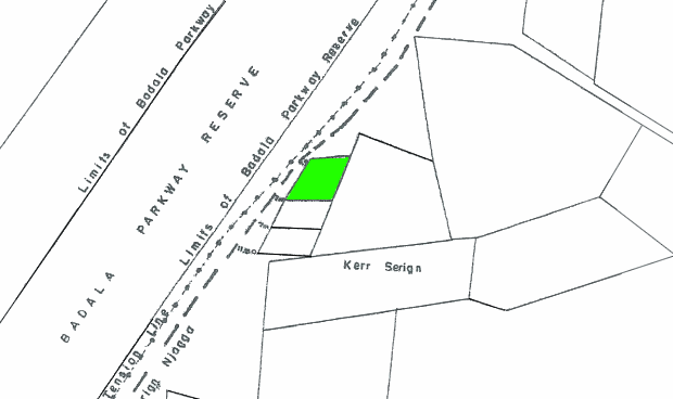 Grundst�ck vom Ferienhaus in Senegambia